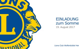 Lions Club Herzog August - Einladung Sommerfest 2017