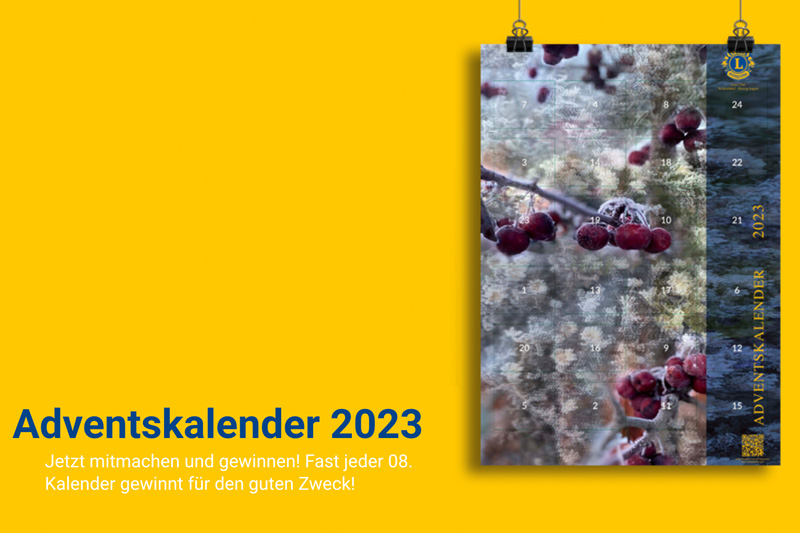 Adventskalender Aktion für den guten Zweck 2023